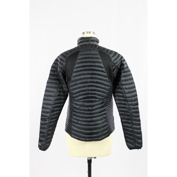 EDDIE BAUER First Ascent Microtherm Black Down Filled Puffer Jacket Coat, Size S - Picture 3 of 15